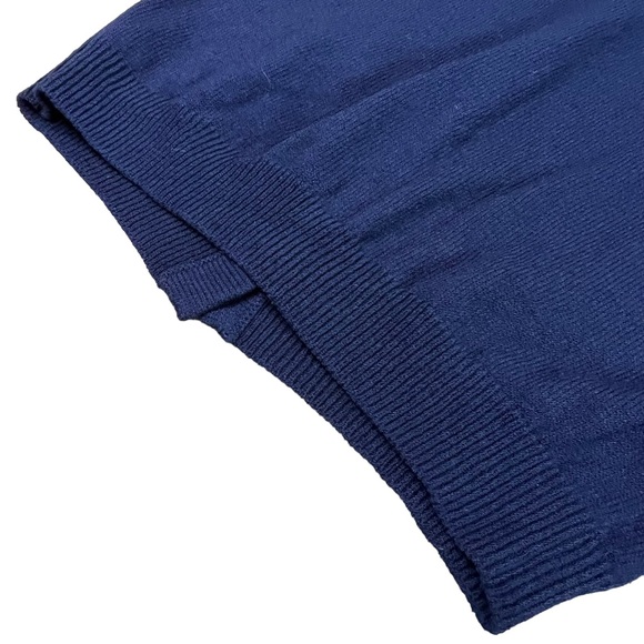 VINTAGE St John Marie Gray Blue Oversized Cardigan Blue Purple Medium - Picture 5 of 9